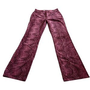 Anthropologie Purple Flare Pants